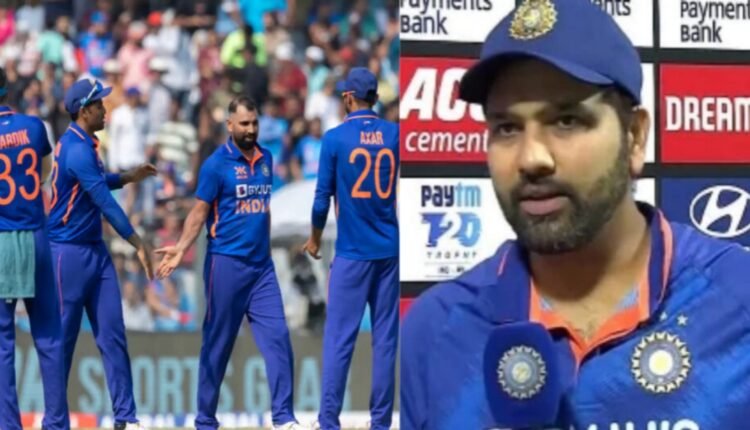 Rohit Sharma blamed the defeat on the batsmen