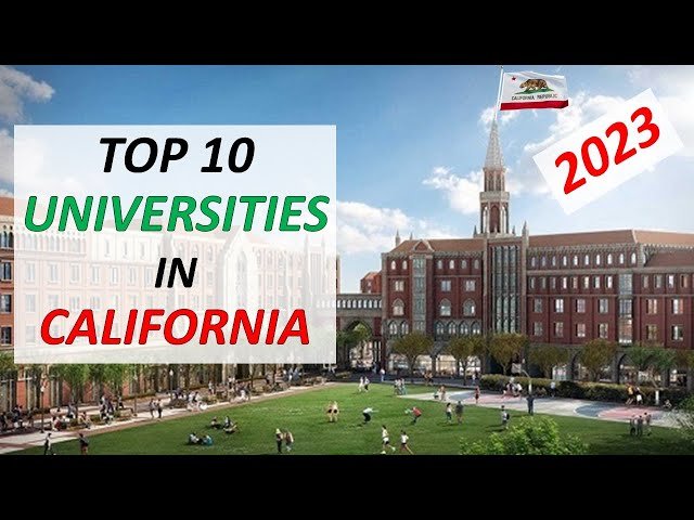 Top universities in California